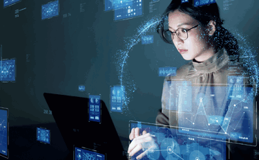 HR practioners in the office using AI