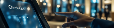 Interfaces to ease hotel check-inout