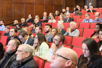 The audience in the seminars at the Homecare Association's event.