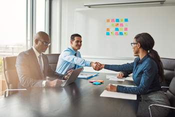 People in a meeting room