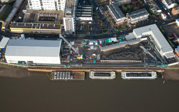 Thames tideway tunnel - Carnwath Road Aerial