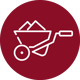 Access Weighsoft construction aggregate software icon red