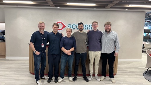 HireAra and Access Team - Nick Thomson (GM, Recruitment) > Tom Carr (CRO) > Alex Owen (CTO) > Adam Driver (CCO) > Tom Vose (CEO) > Chris O'Connor (Corporate Development Director, Recruitment)