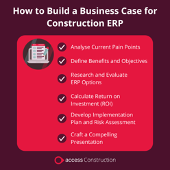 Making the Business Case For Construction ERP 