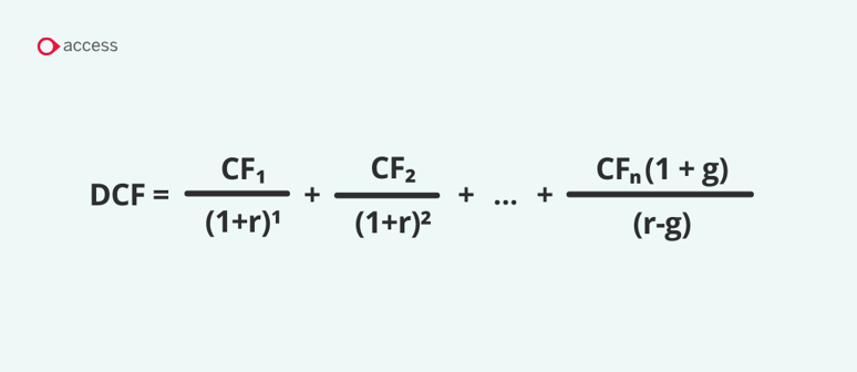 perpetuity growth model of discounted cash flow DCF formula