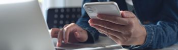 Image of a person calculating claims manually