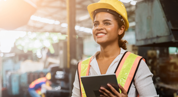 woman in construction