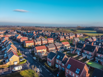 Image of housing neighbourhood to show how housing is a determinant of health