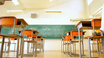 image of schools desks to show best responses to children missing from education 