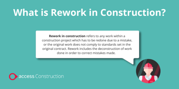 What is Rework in Construction?