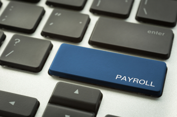 laptop keyboard with payroll key