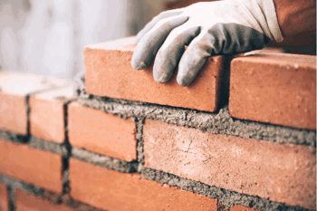 brick layer laying brick