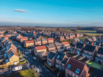 A housing estate, depicting social and class upbringing.