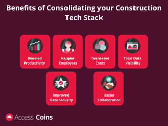 Benefits of consolidating your construction tech stack