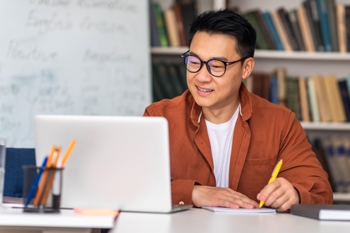 teacher laptop