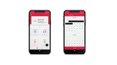 Screenshot of Absence Management Mobile Devices