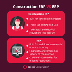 Construction ERP vs ERP 