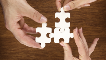 A jigsaw puzzle